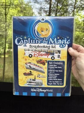 Walt Disney World Capture Magic Scrapbooking Kit Mickey TRANSPORTATION New!